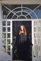 The Flutter Embellished Butterfly Abaya