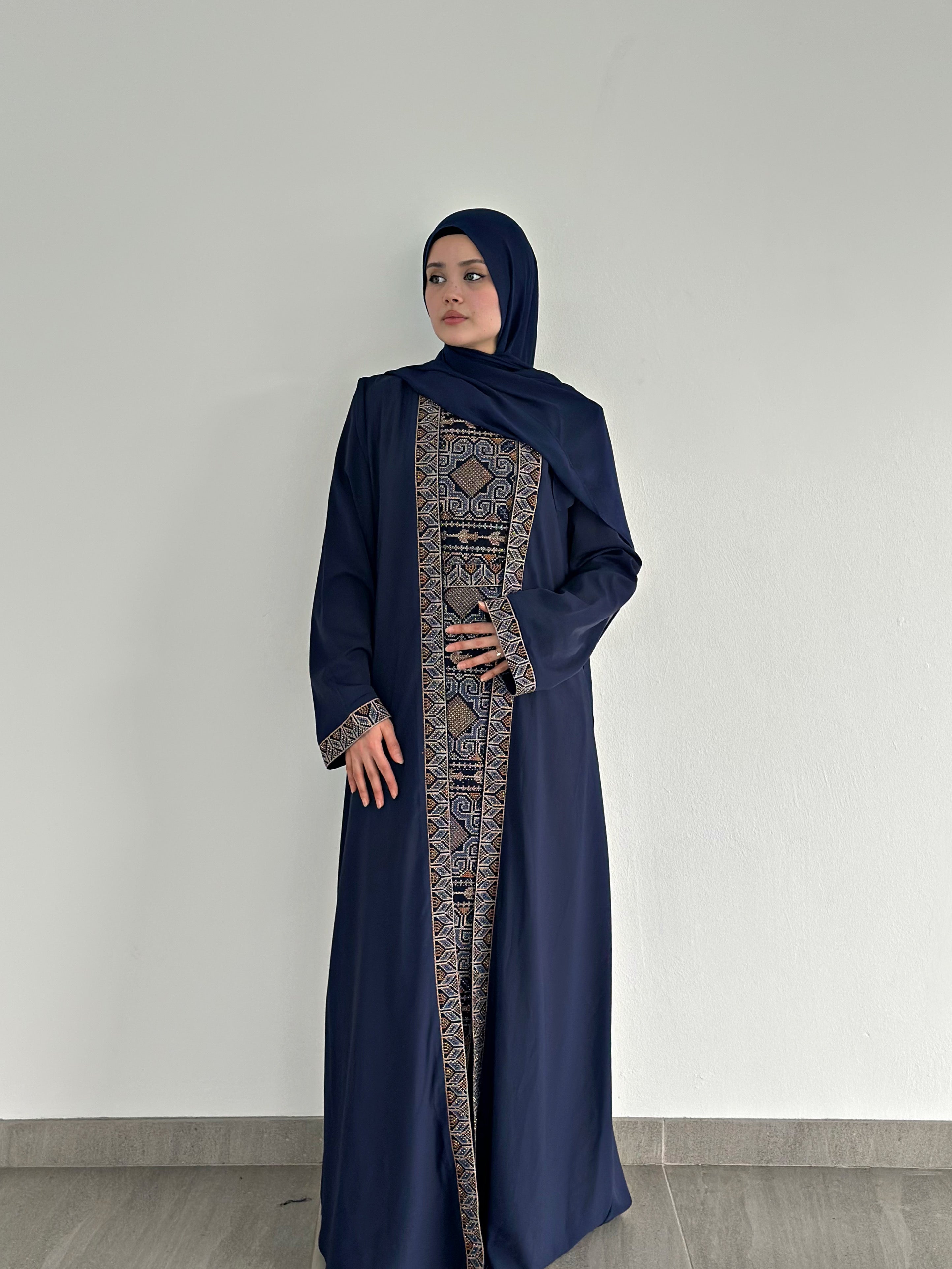 The Ephesus Kilim Layered Abaya