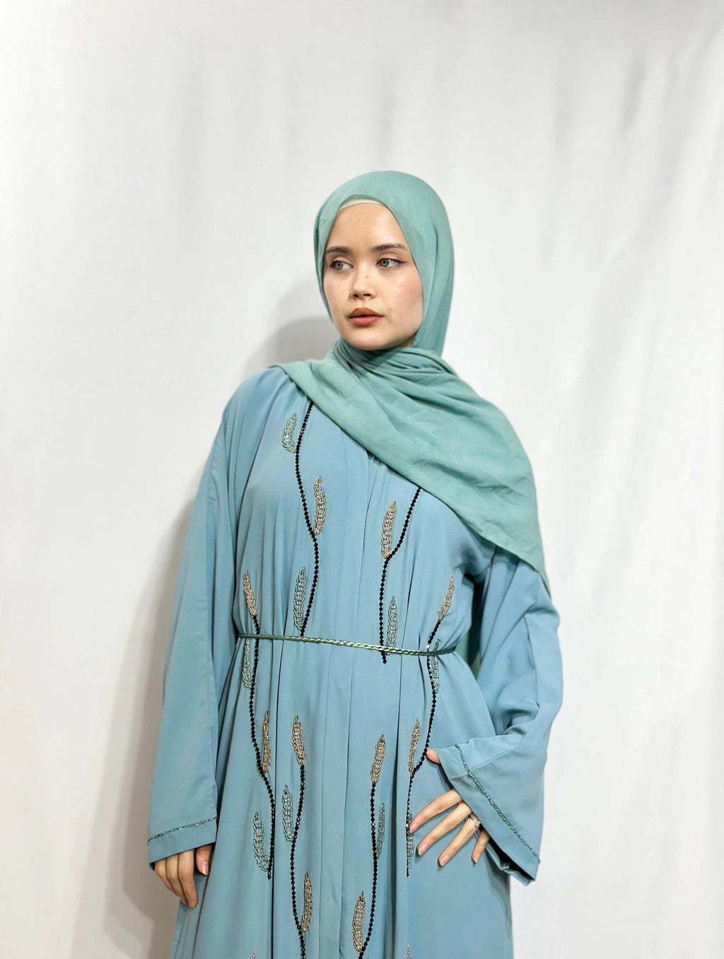 Moonlit Flow Abaya