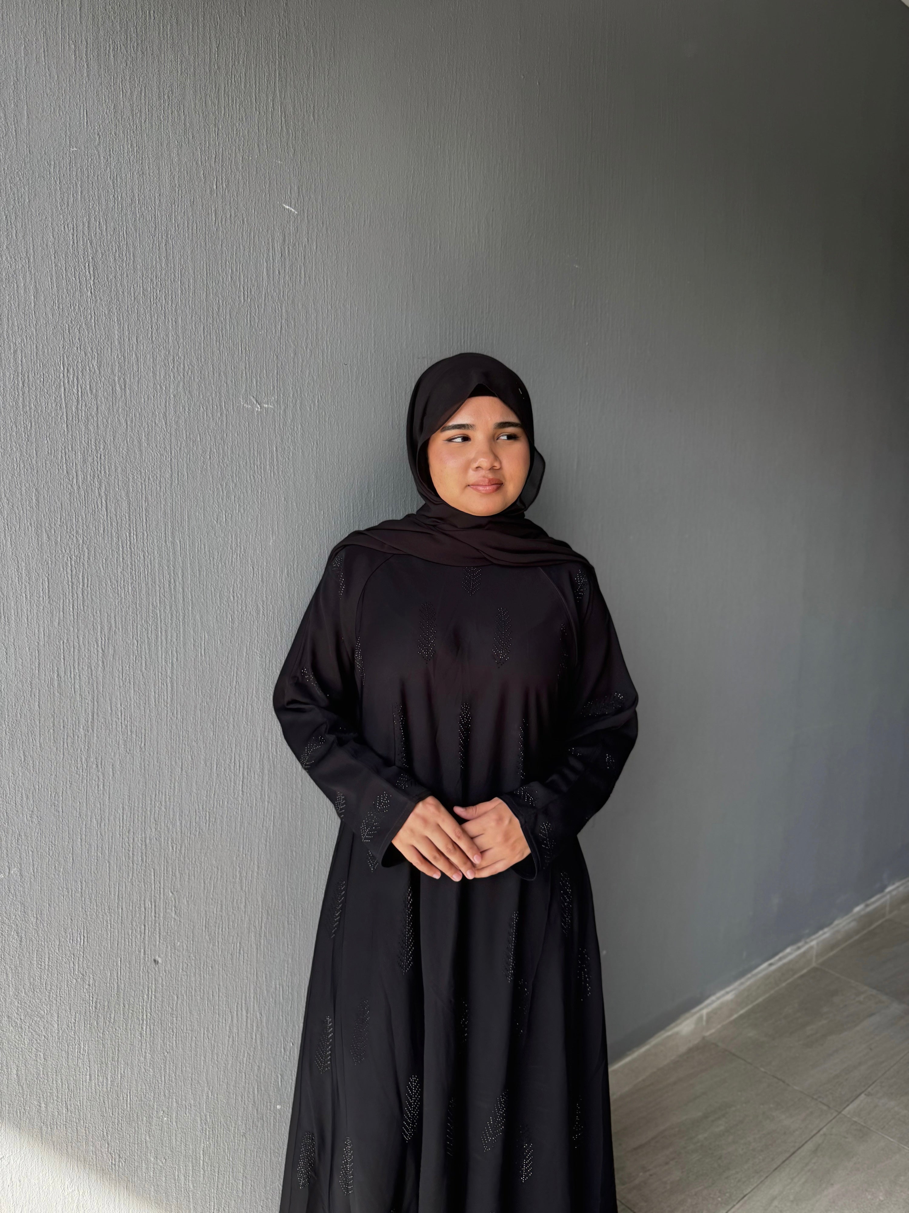 Plume Umbrella Abaya