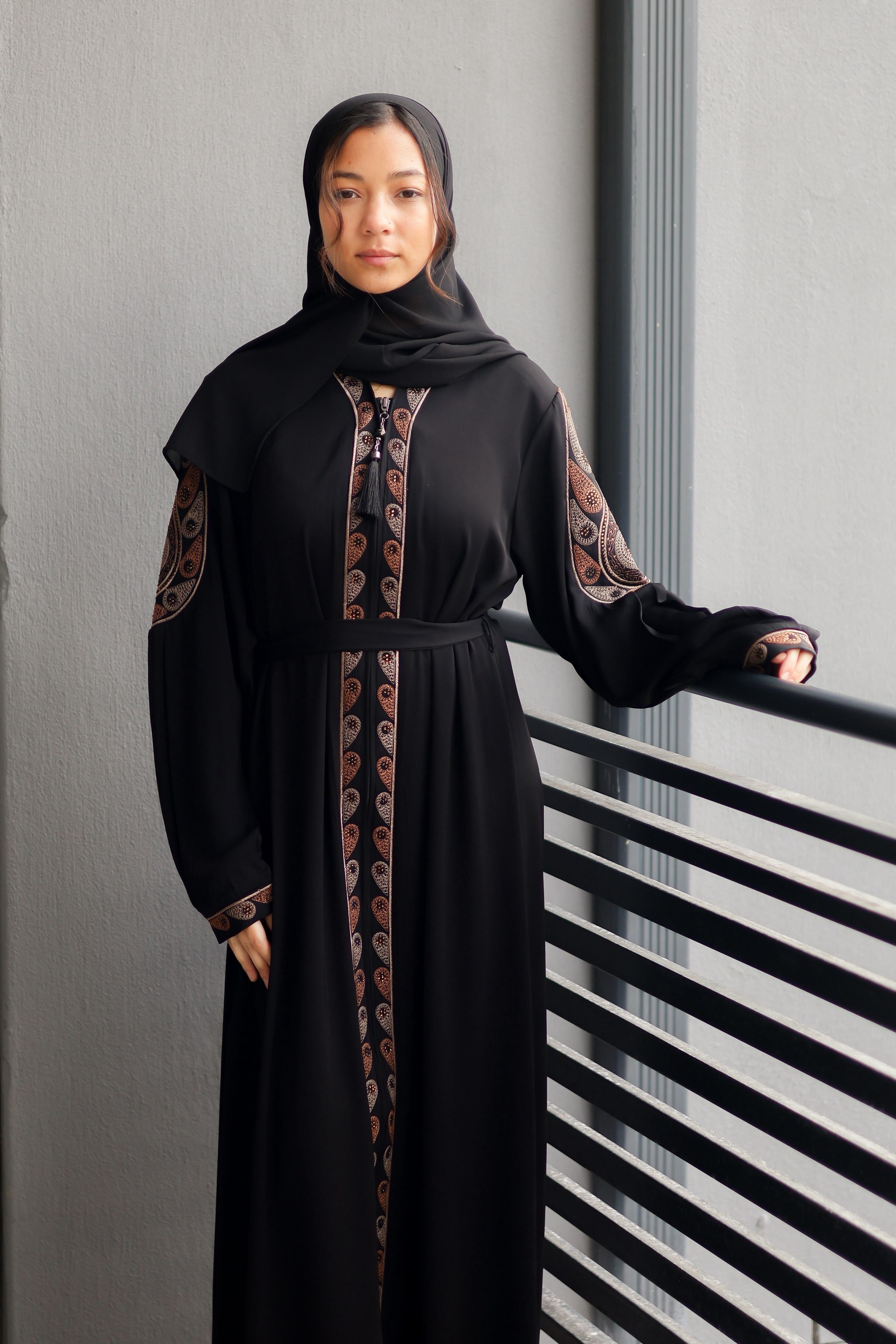 The Izmir Embroidered Abaya