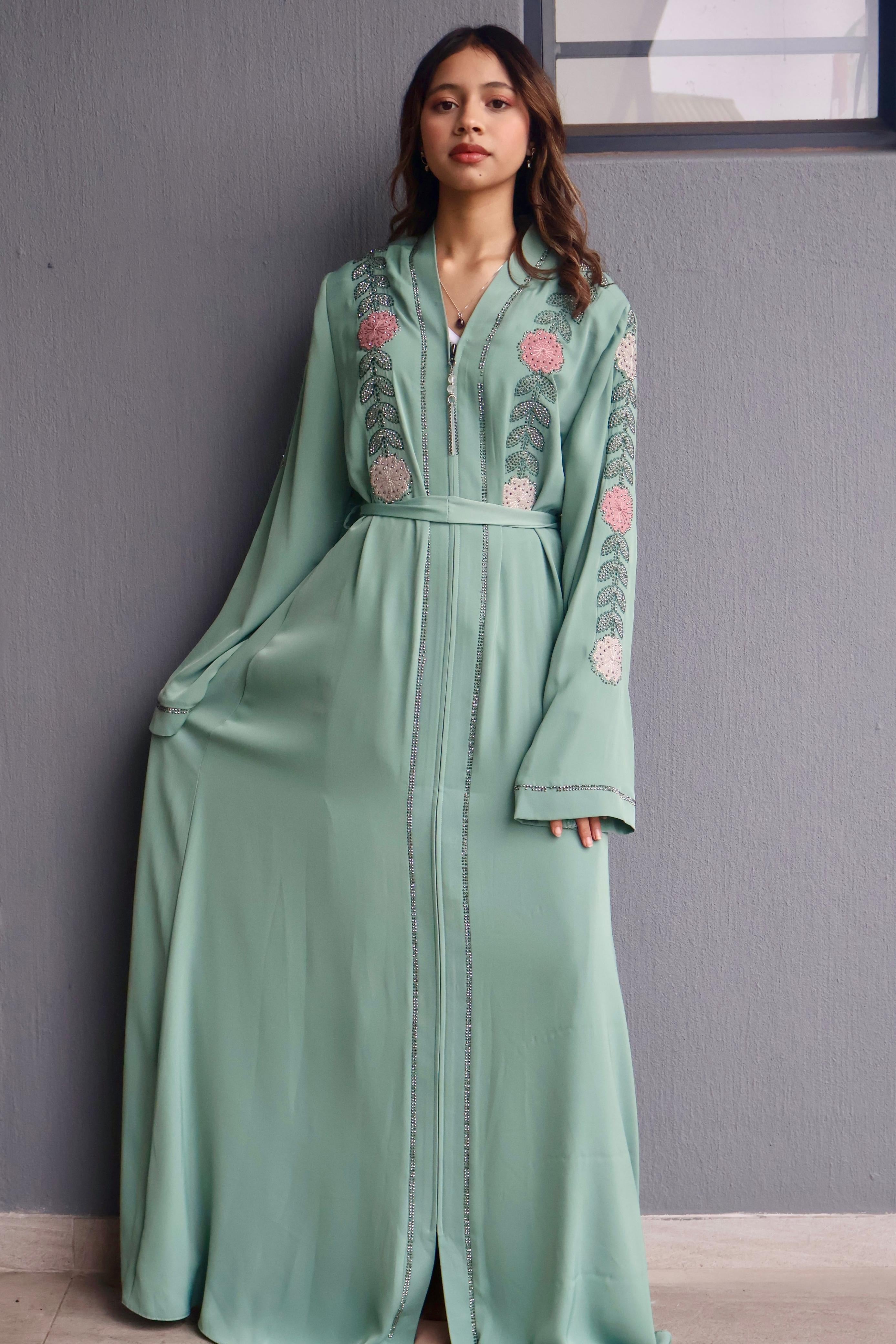 The Seraphina Floral Abaya