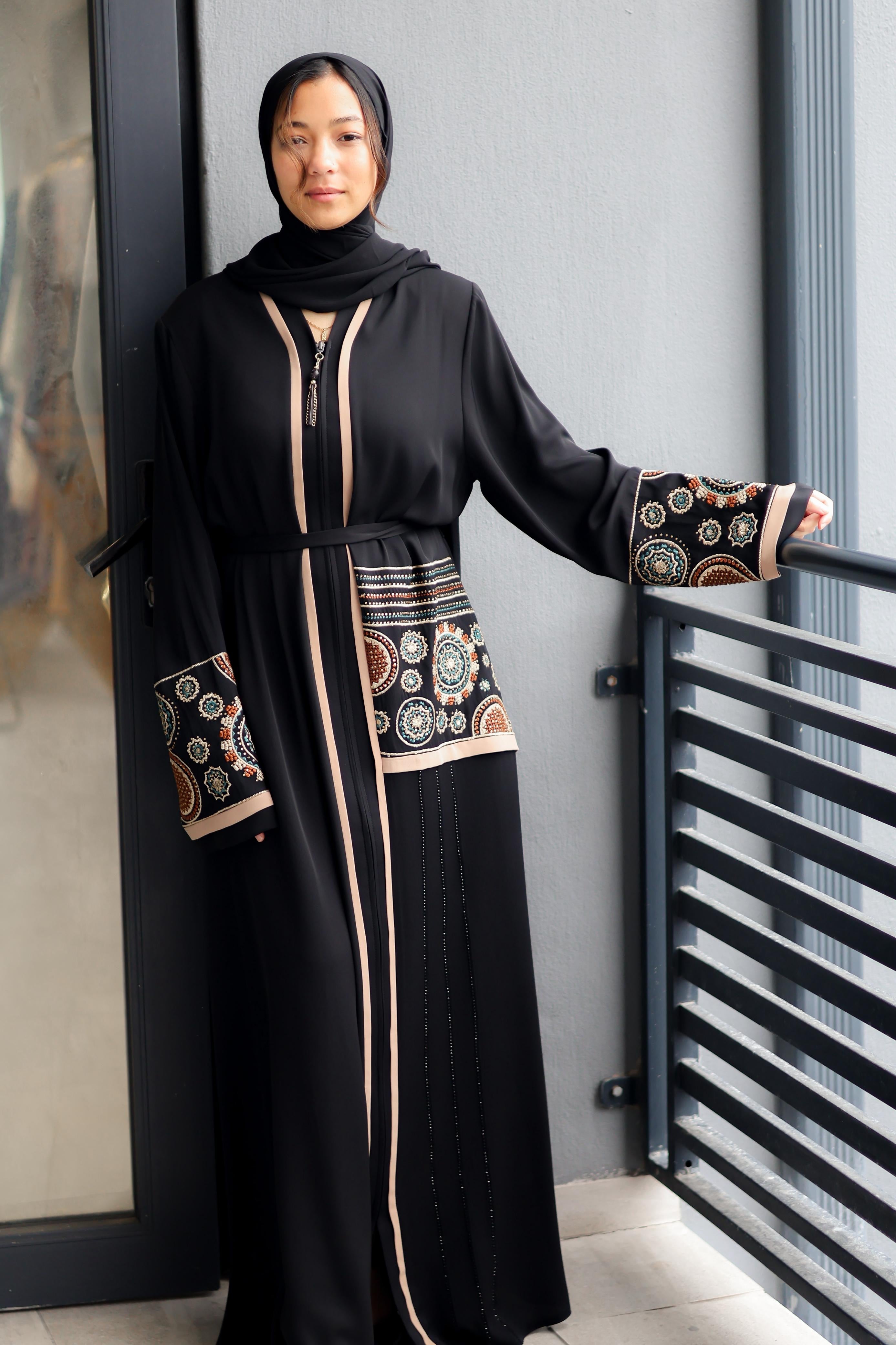 The Mosaic Panel Abaya