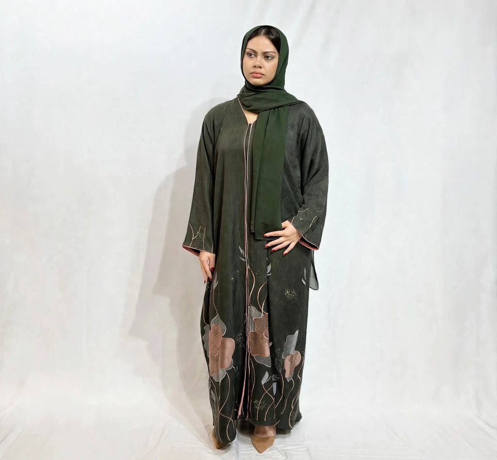 Noor Al Layl Embroidered Abaya
