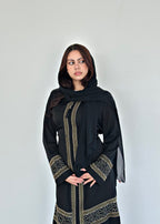 The Veridian Bronze Tapestry Abaya
