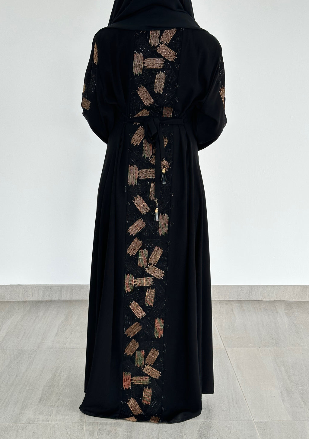 The Noir Mosaic Katalia Abaya
