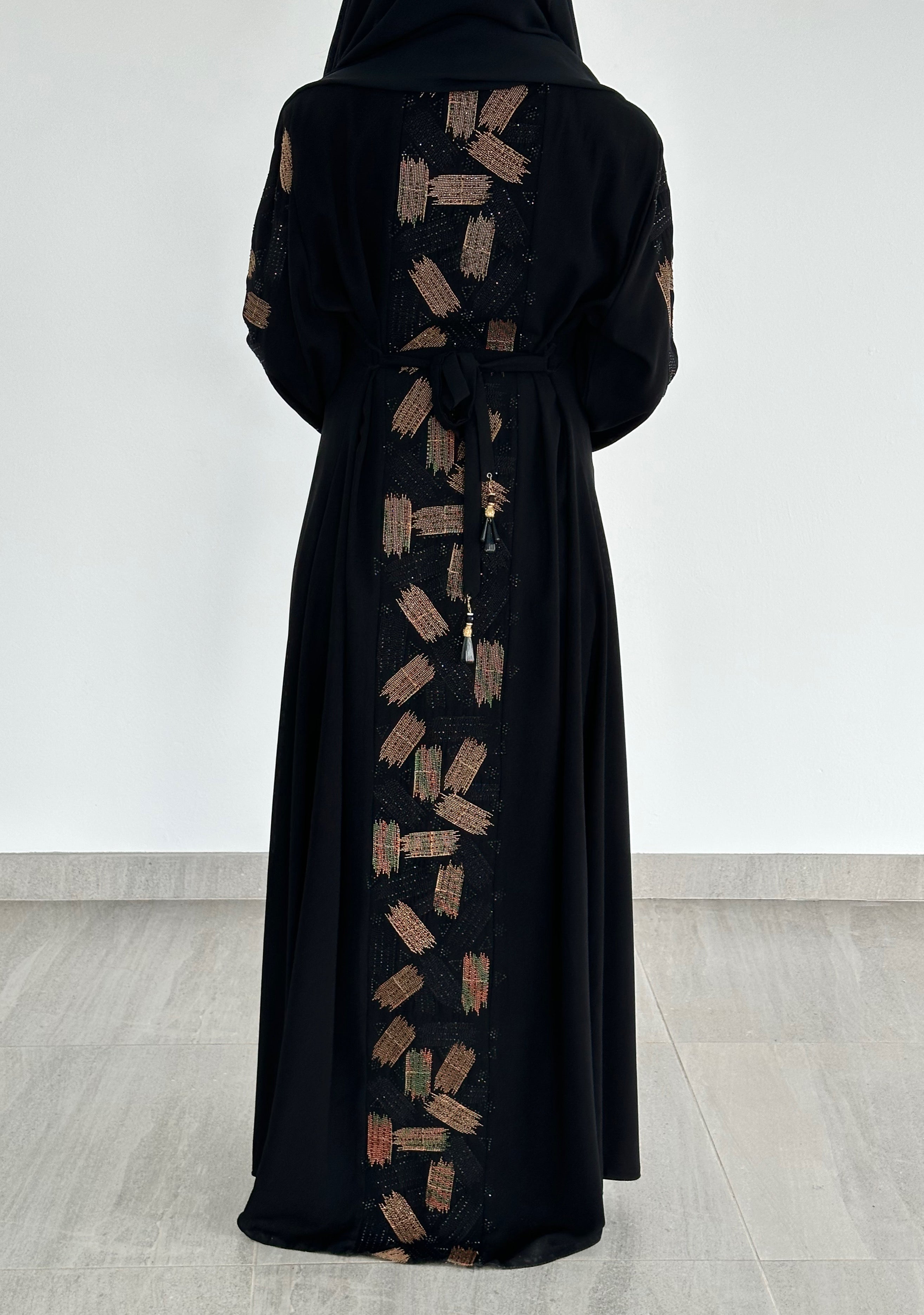 The Noir Mosaic Katalia Abaya