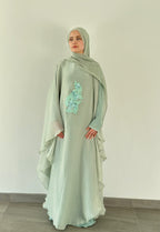 Nujūm Al Thawb Reversible Embroidered Abaya