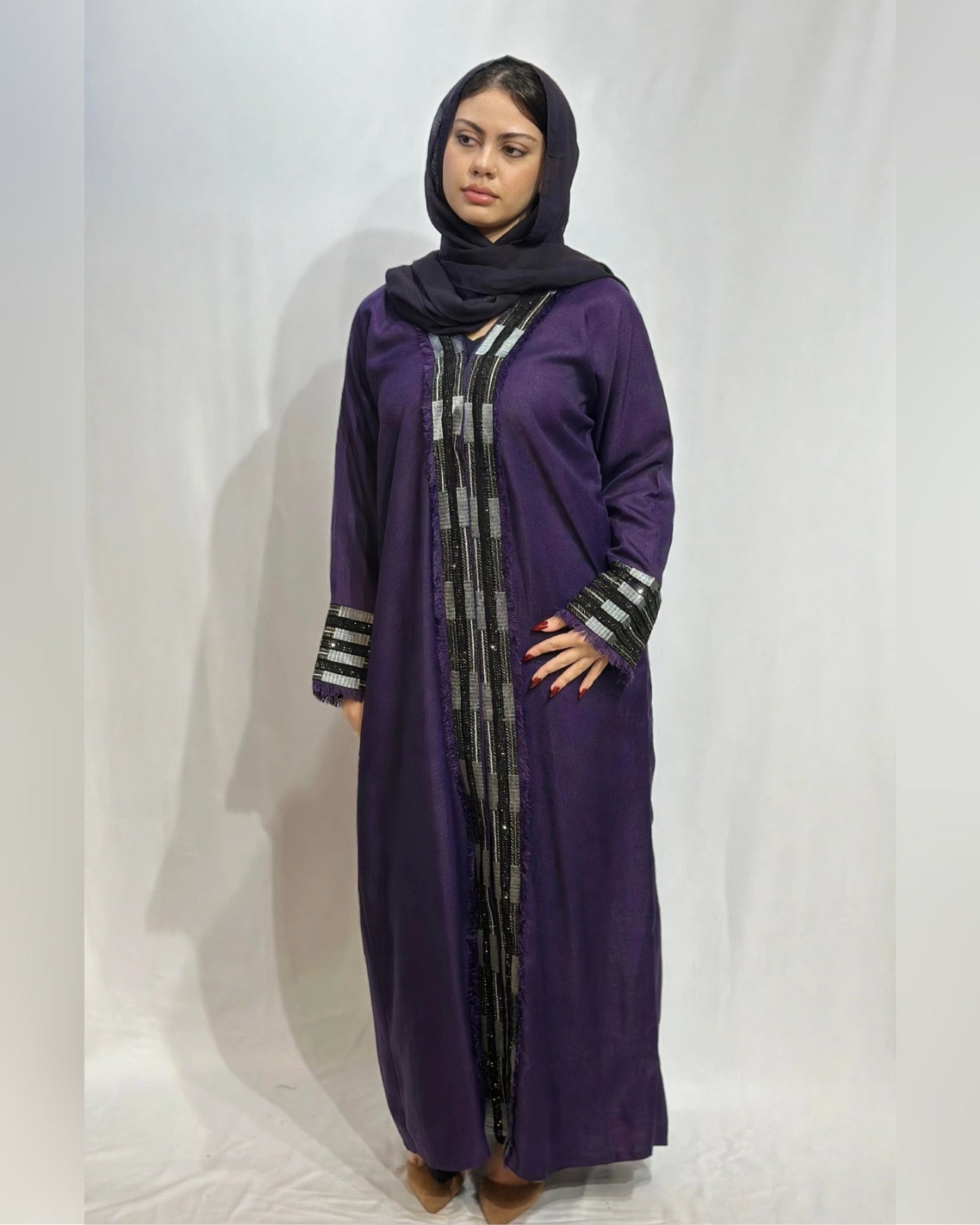 Amethyst Elegance Abaya