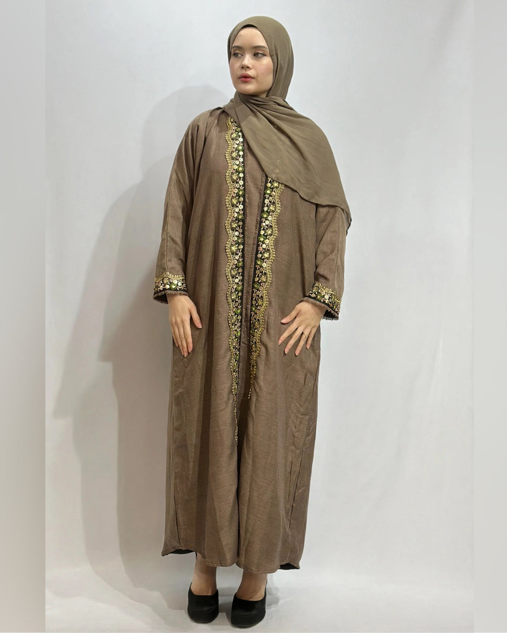 Baraan Linen Abaya