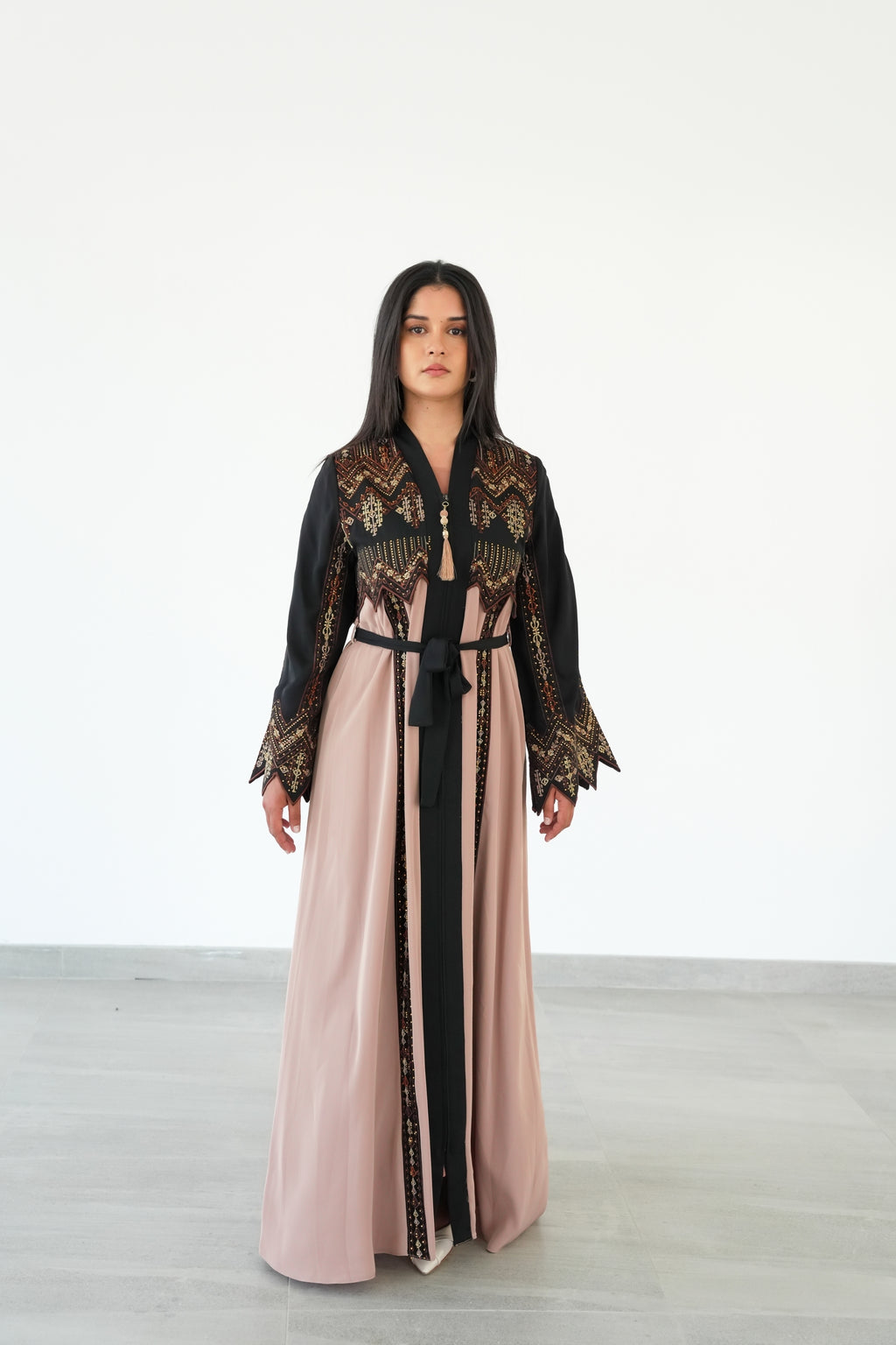 The Nomad Geometric Abaya