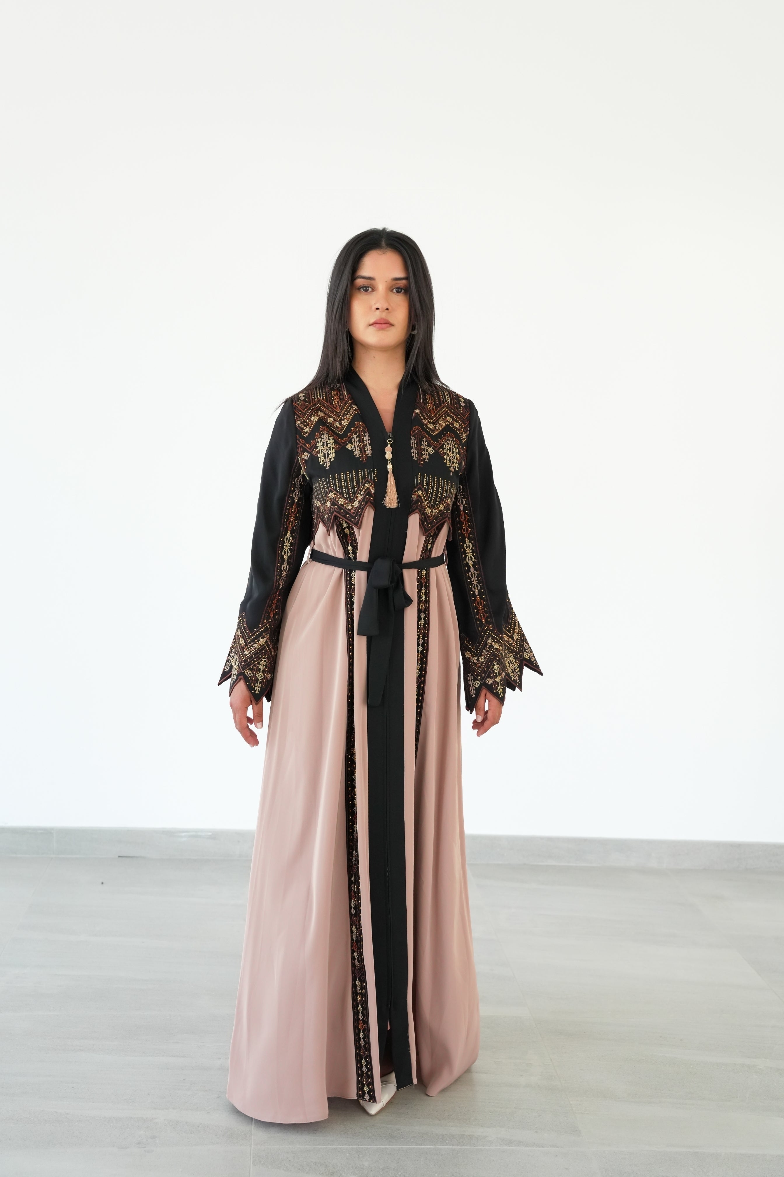 The Nomad Geometric Abaya