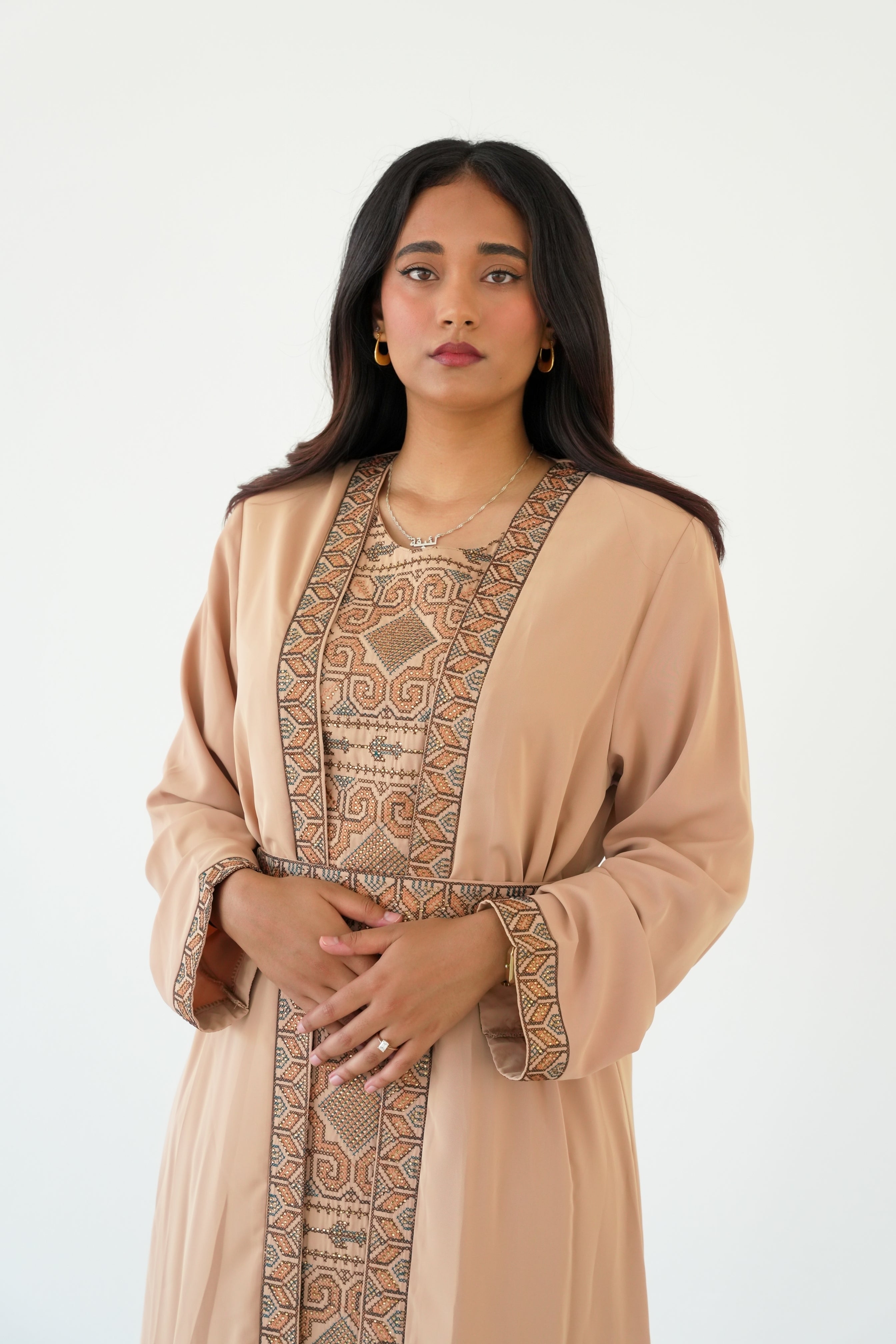 The Ephesus Kilim Layered Abaya