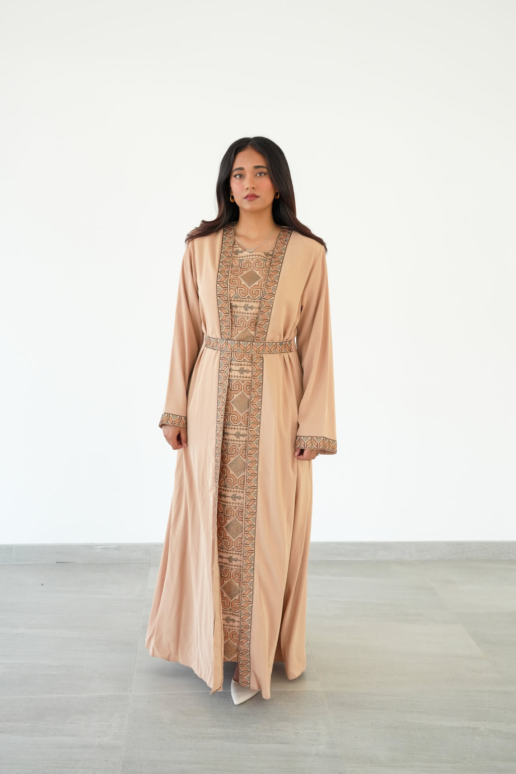 The Ephesus Kilim Layered Abaya