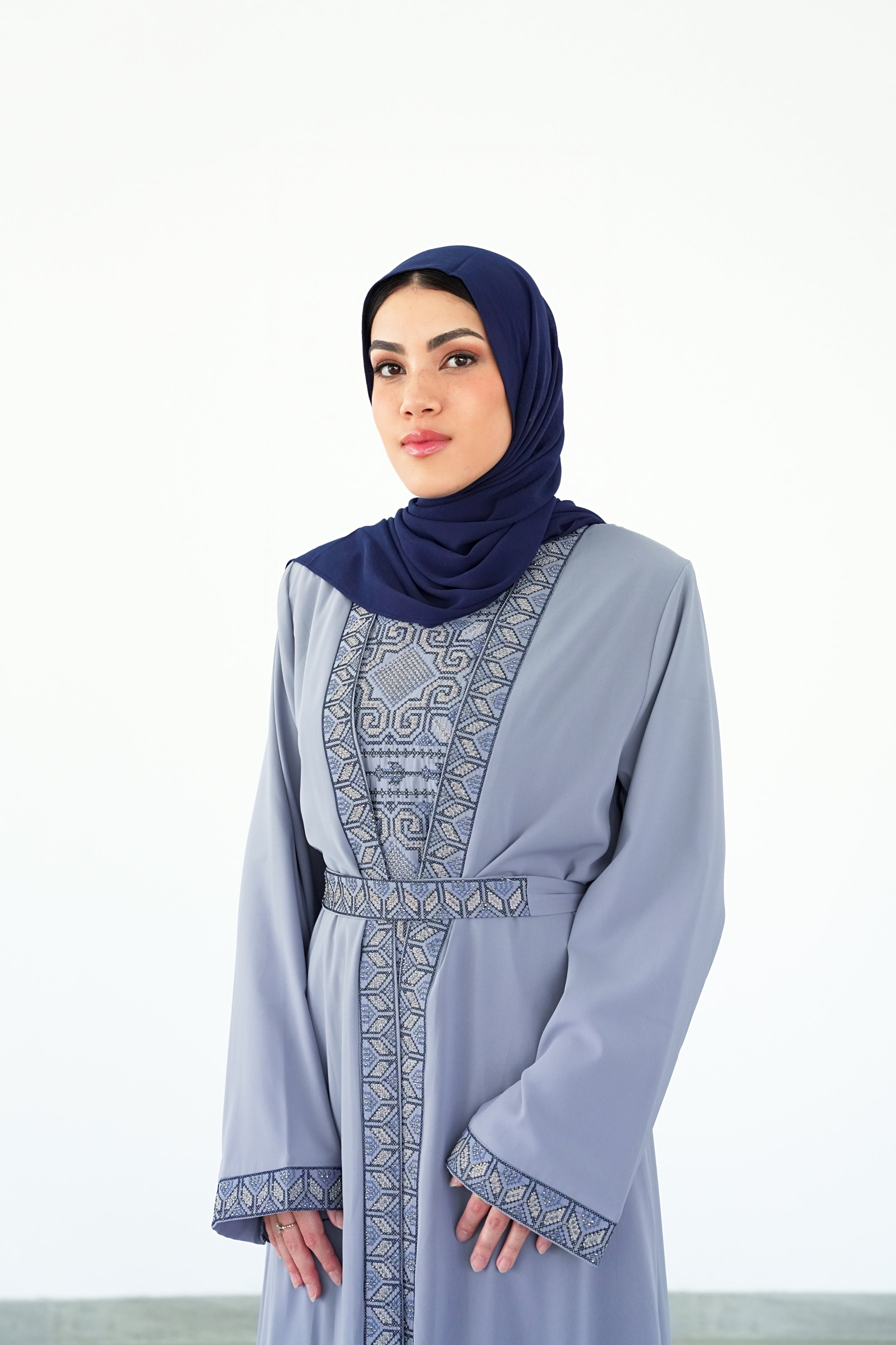The Ephesus Kilim Layered Abaya