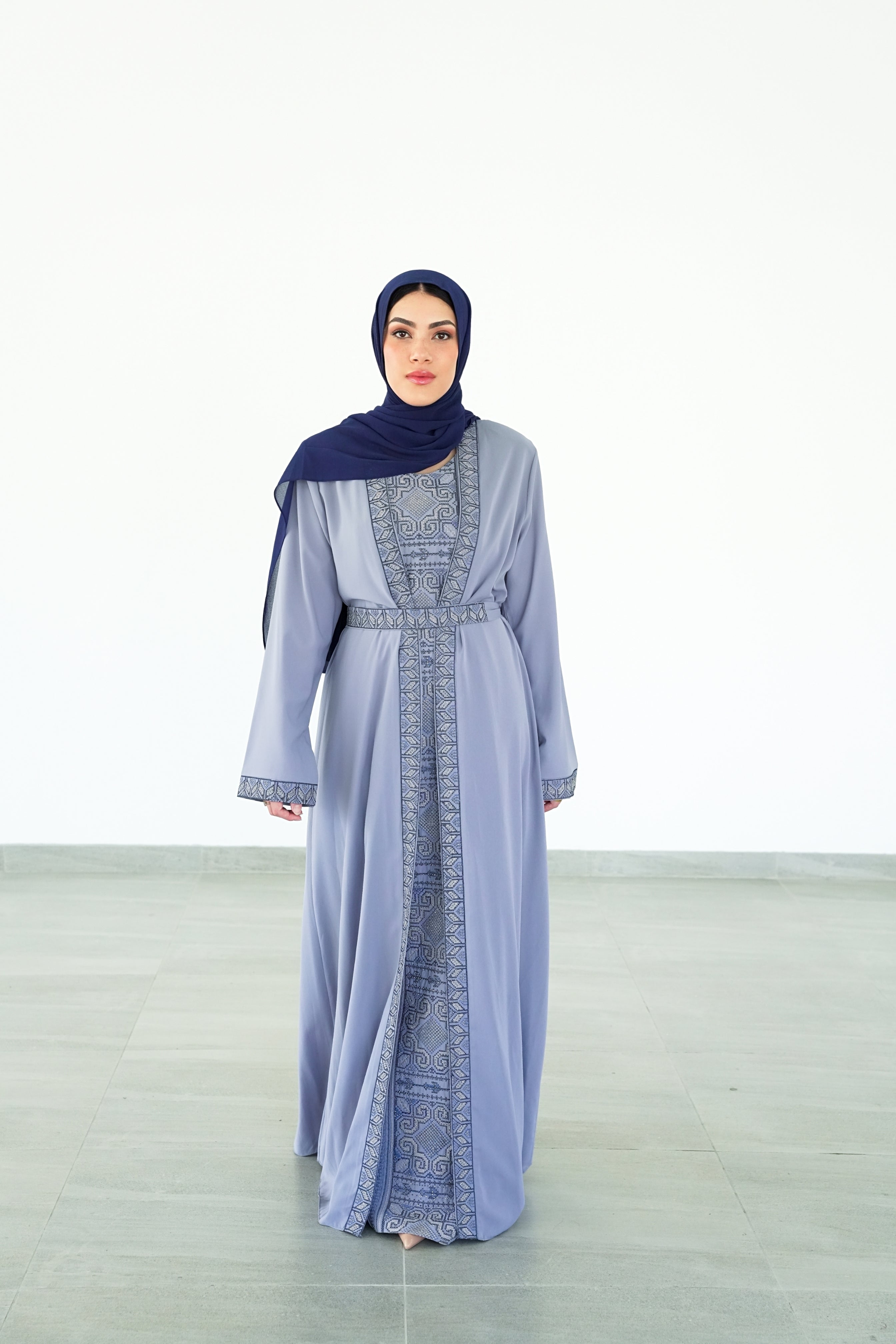 The Ephesus Kilim Layered Abaya