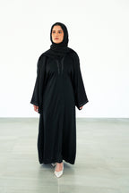 The Onyx Hematite Luxe Abaya