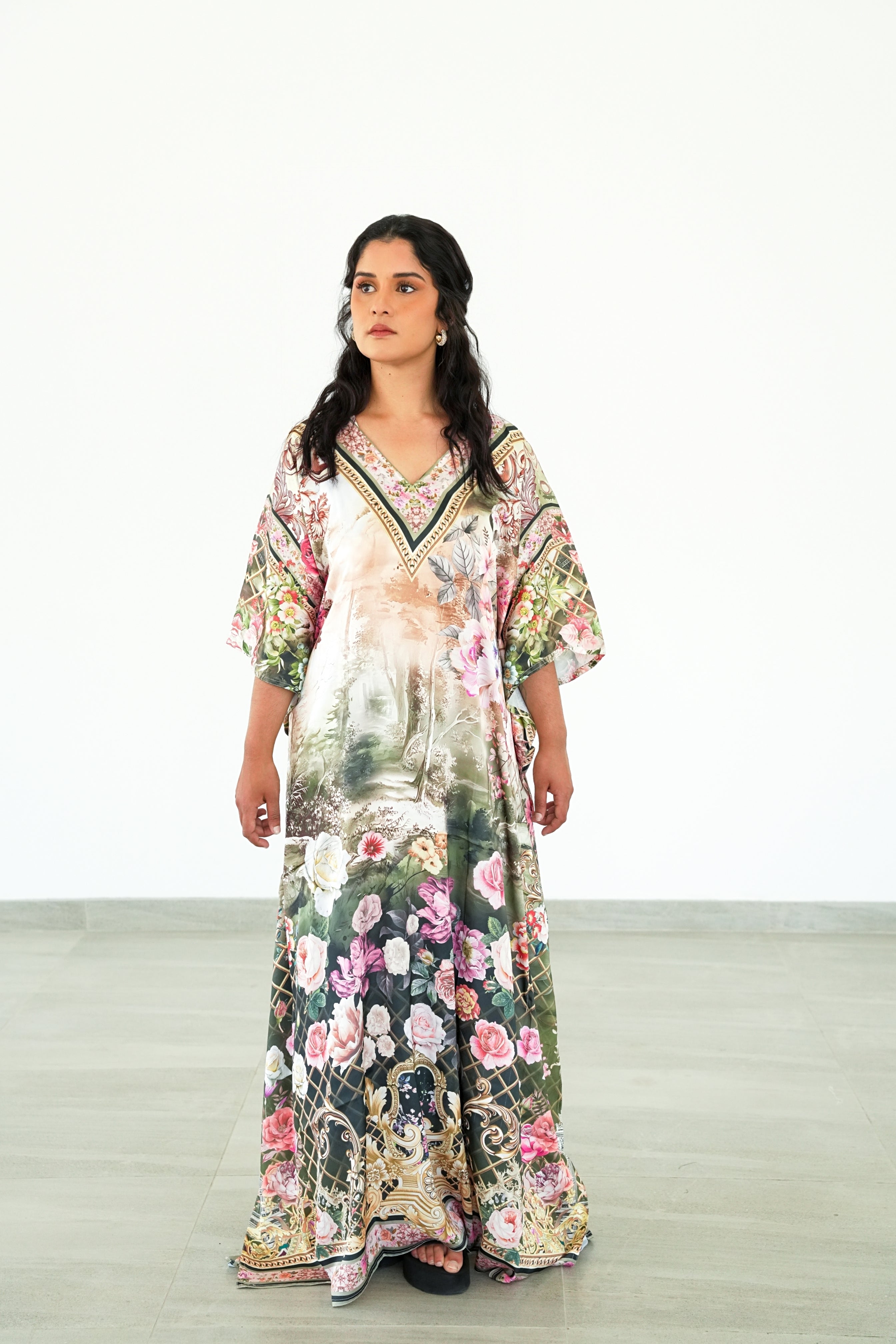 The Vintage Rose Garden Kaftan