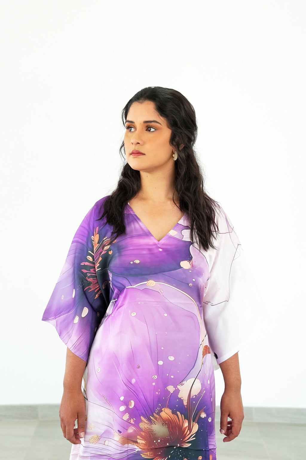 The Amethyst Bloom Kaftan