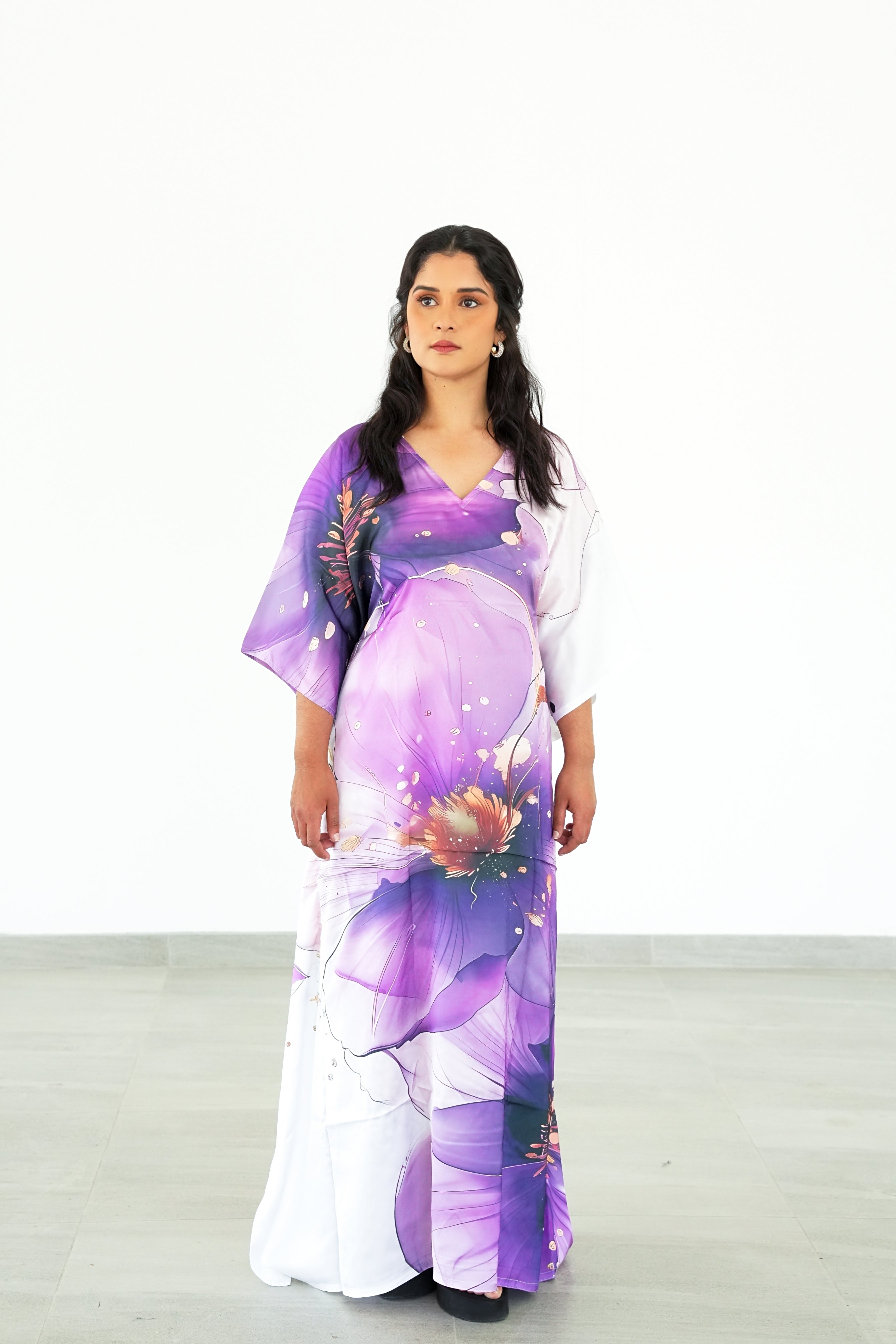 The Amethyst Bloom Kaftan