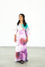 The Azure Orchid Kaftan