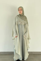 Cascade Overlay Abaya