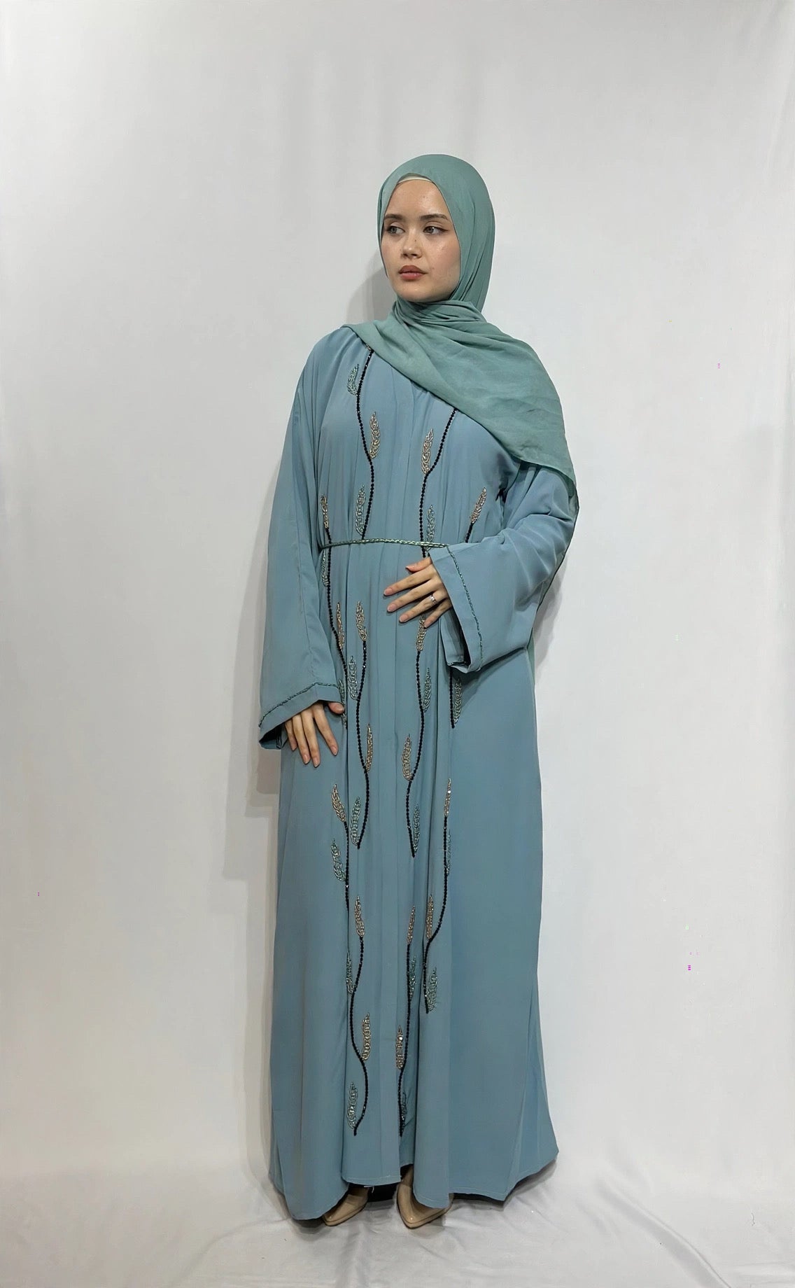 Moonlit Flow Abaya