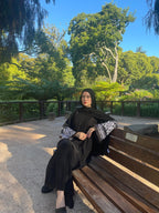 Embroidered Sleeve Abayah