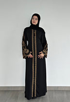 Hira Floral Bell Abaya