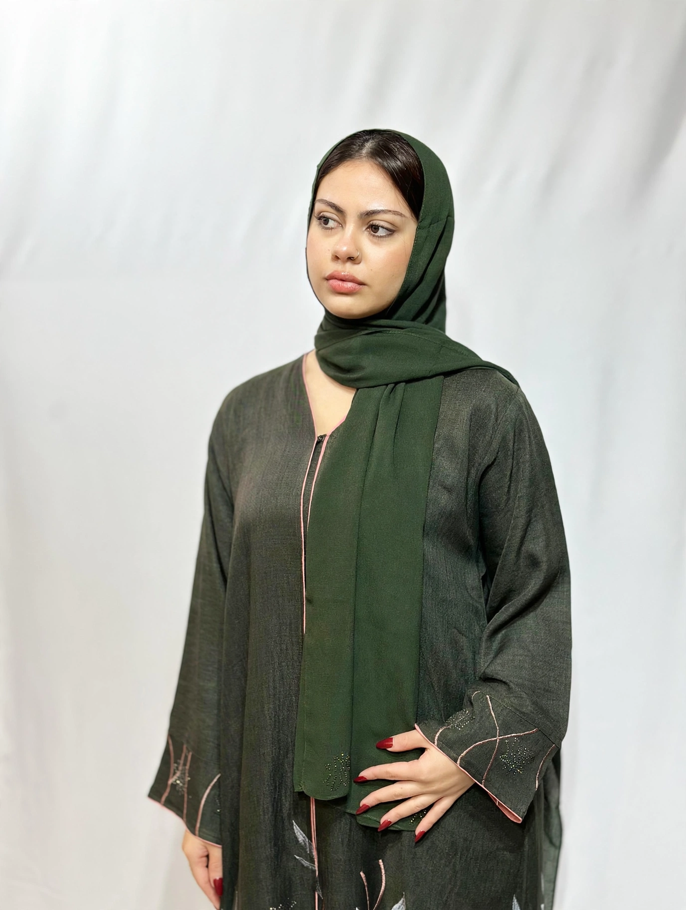 Noor Al Layl Embroidered Abaya