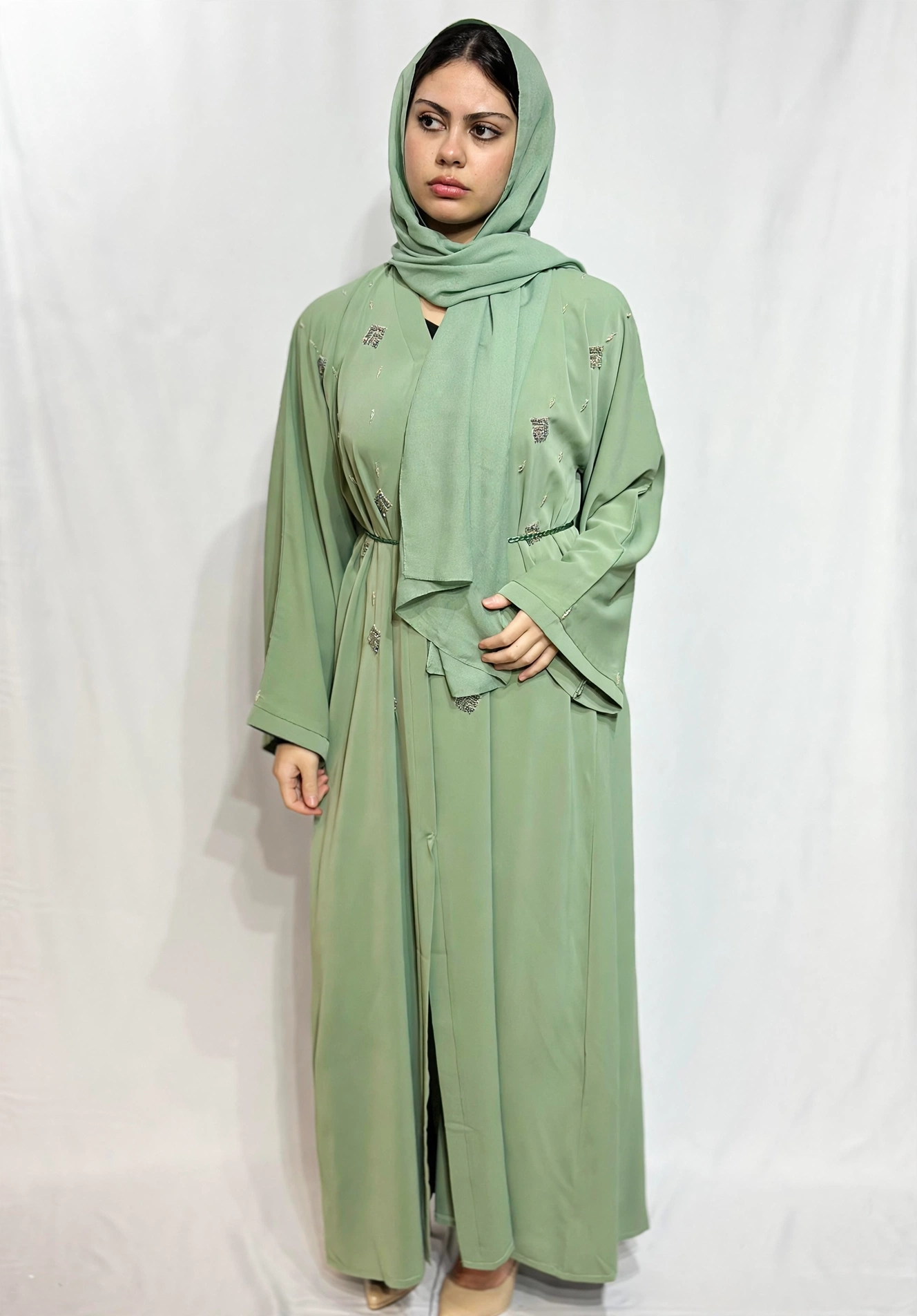 Luxe Bead Abaya