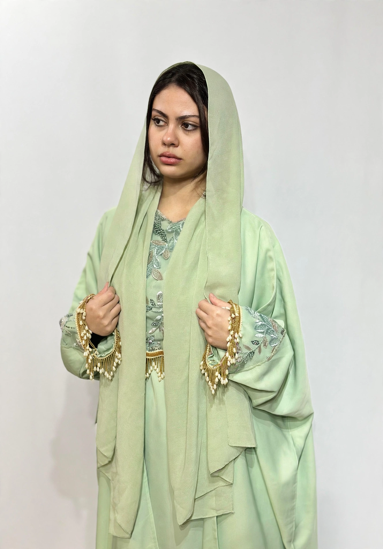 Flora Embellished Abaya