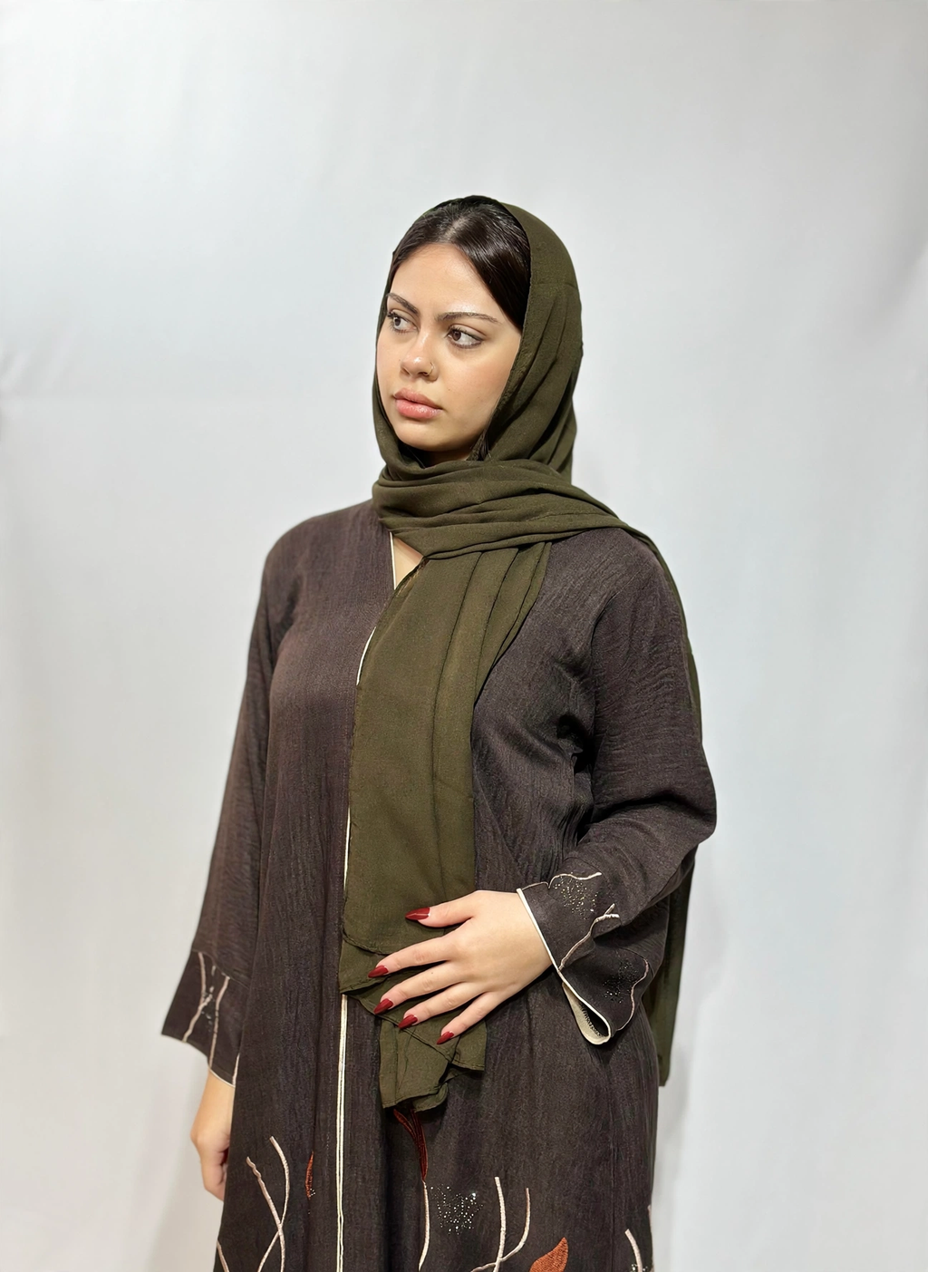 Noor Al Layl Embroidered Abaya
