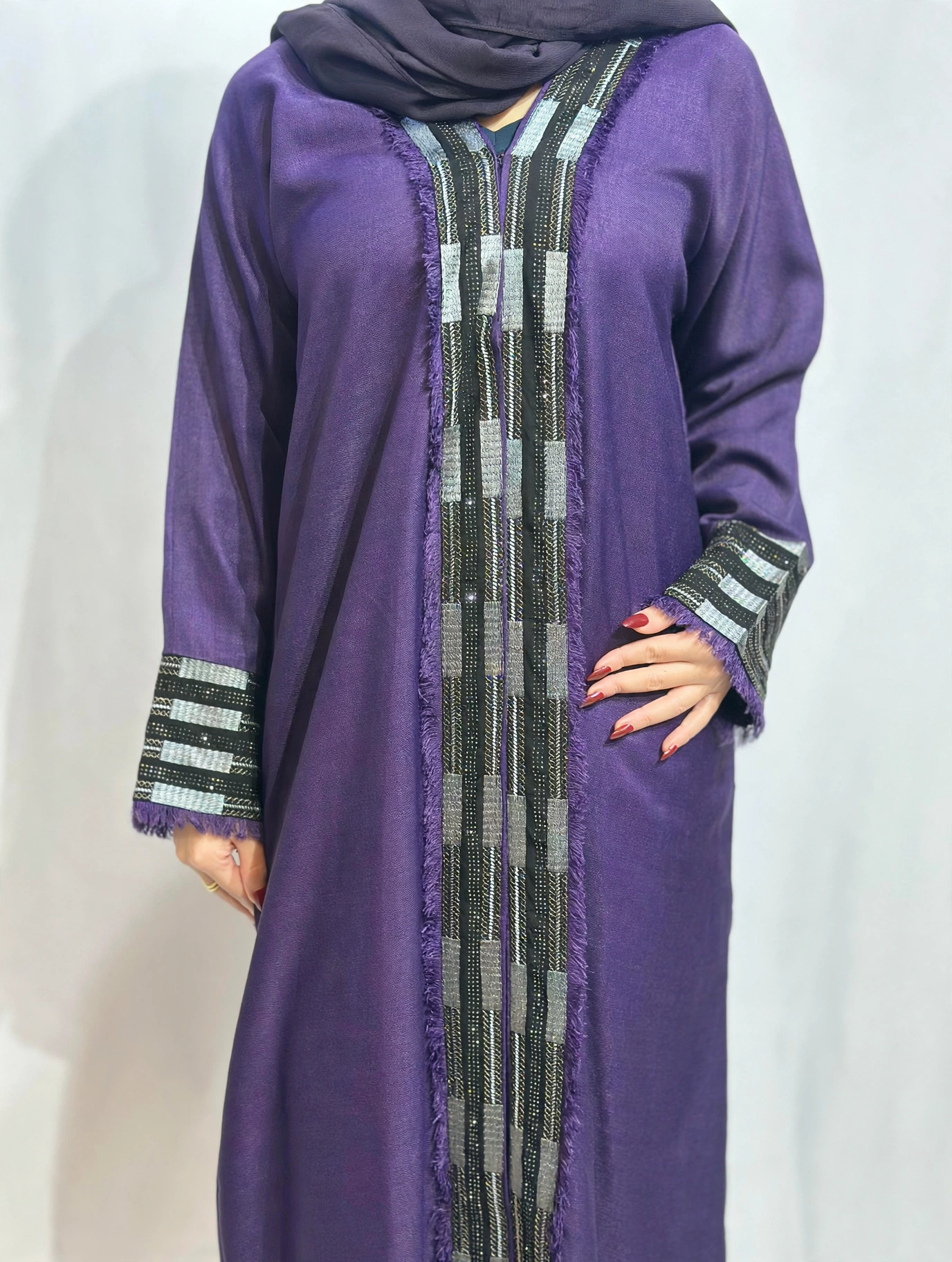 Amethyst Elegance Abaya