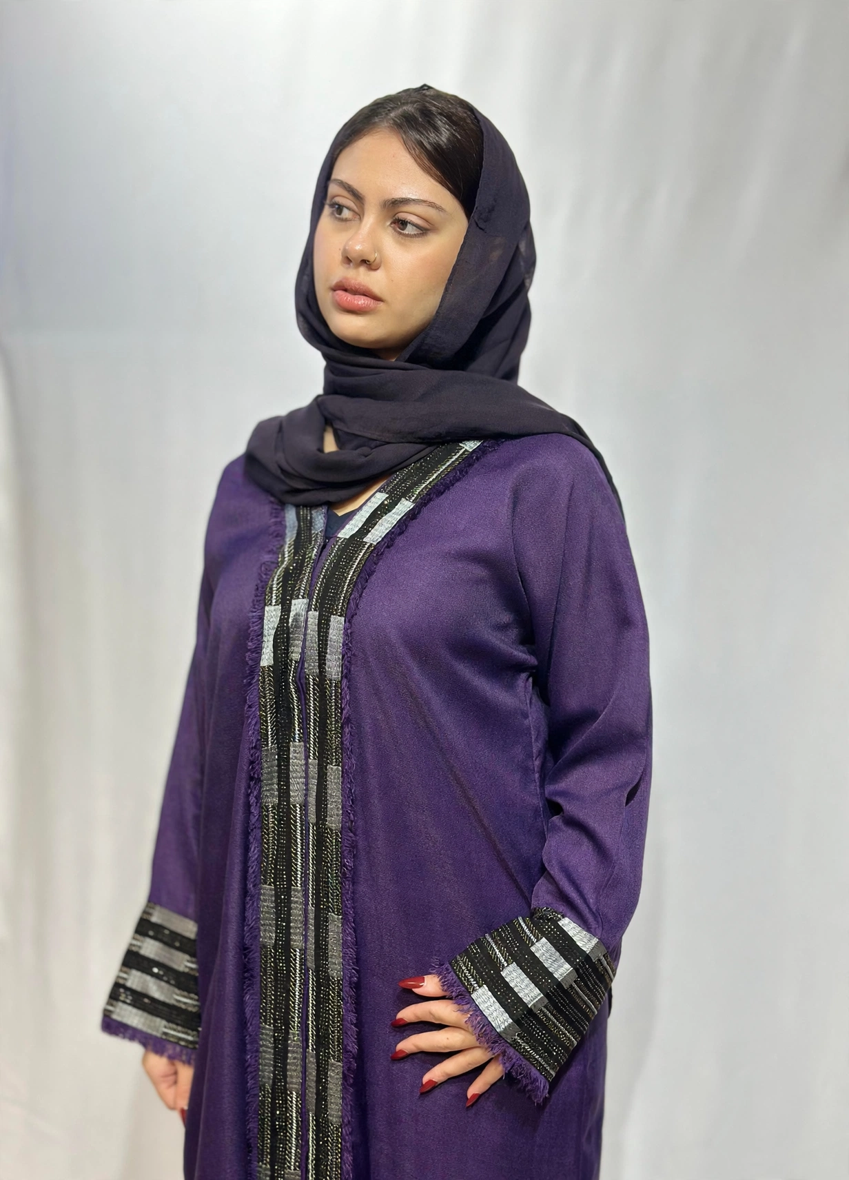 Amethyst Elegance Abaya