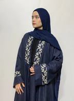 Open Throw Panel Fringe Abaya