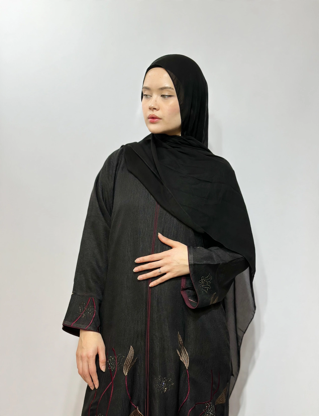Noor Al Layl Embroidered Abaya