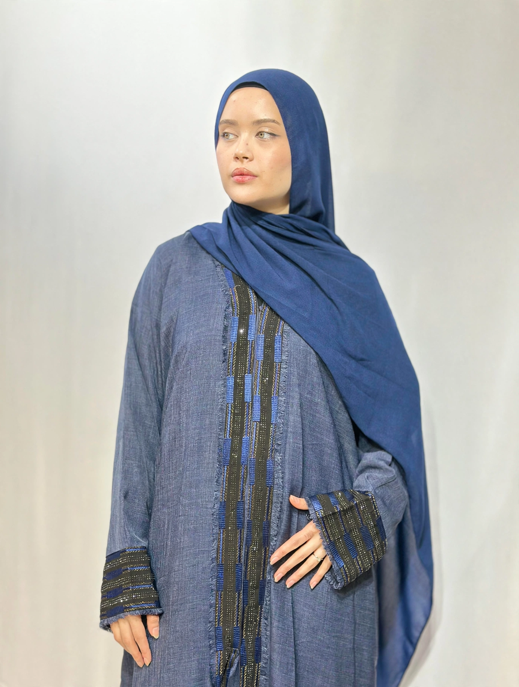 Amethyst Elegance Abaya