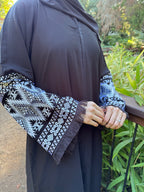 Embroidered Sleeve Abayah