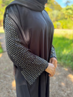Celeste Studded Open Abayah