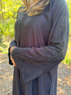 Celeste Studded Open Abayah