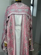 Ornamental Veil Pashmina(white inner)