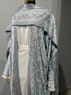Ornamental Veil Pashmina(white inner)