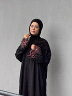 Midnight Bloom Abaya