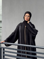 Embellished Zip Abaya