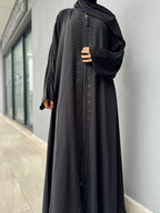 Layali Noir Zip Abaya