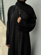 Layali Noir Zip Abaya