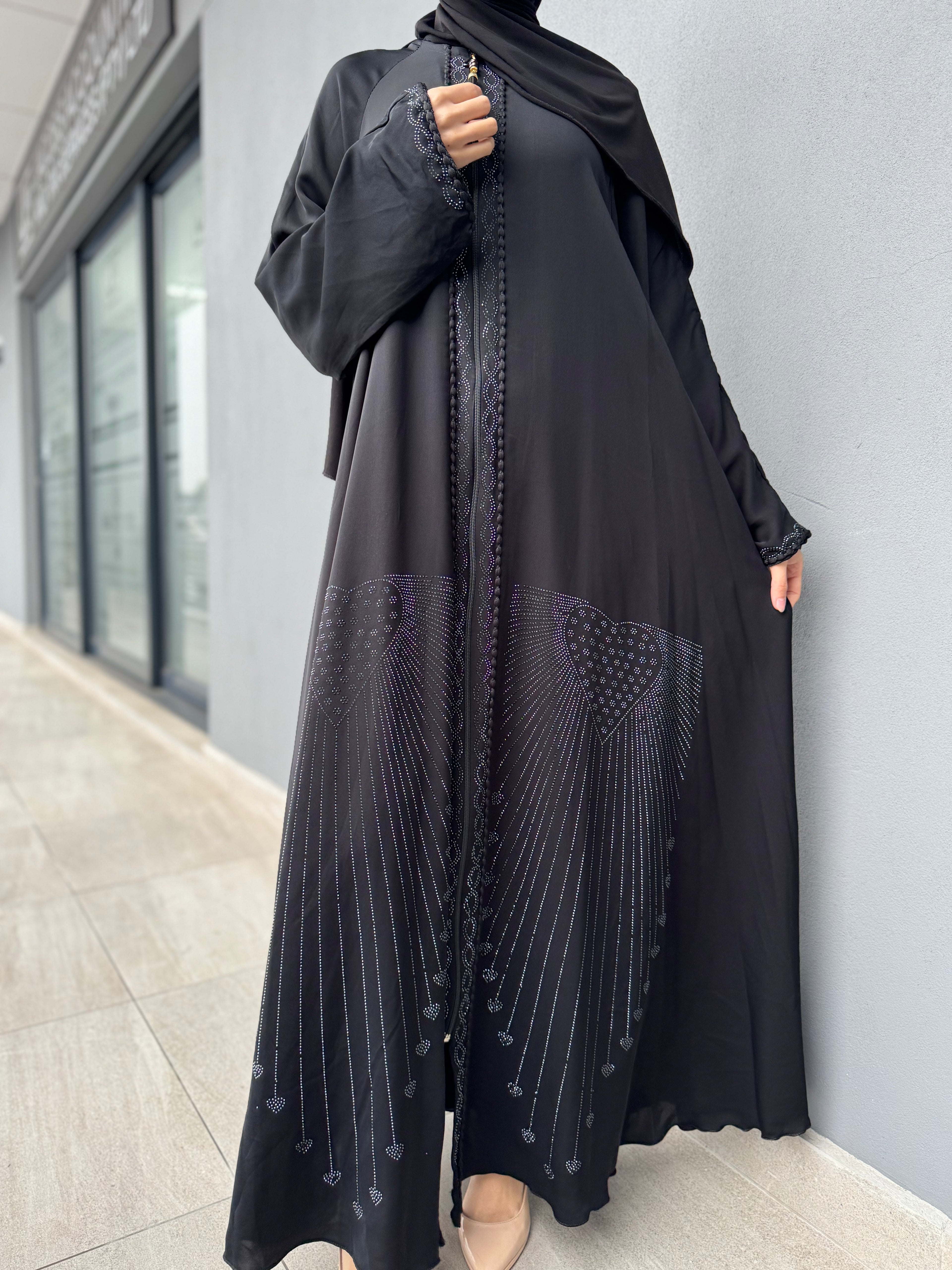 Radiant Heart Abaya