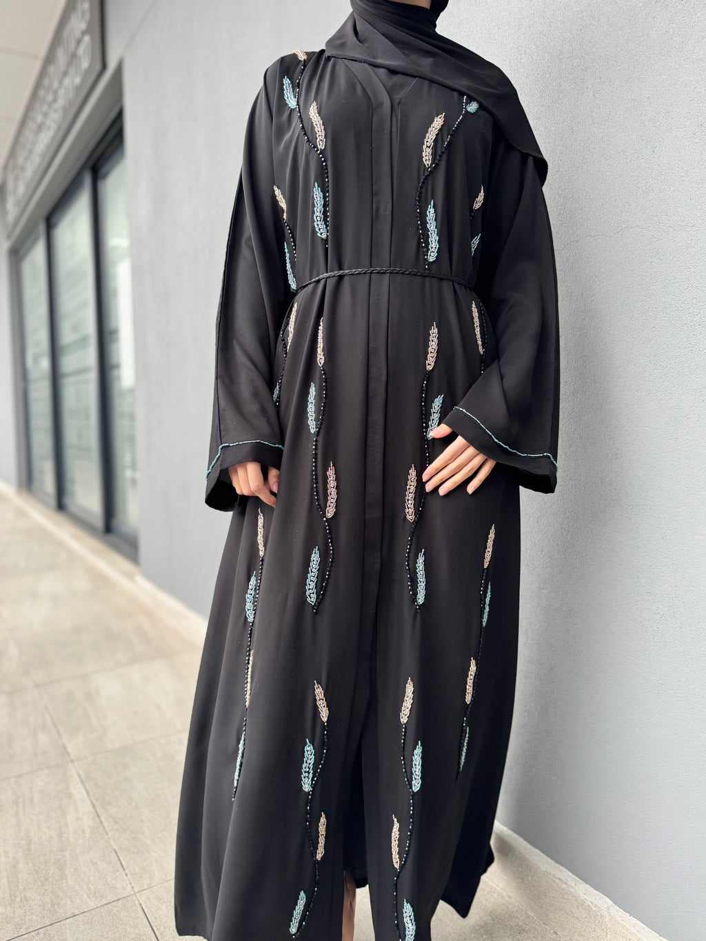 Moonlit Flow Abaya