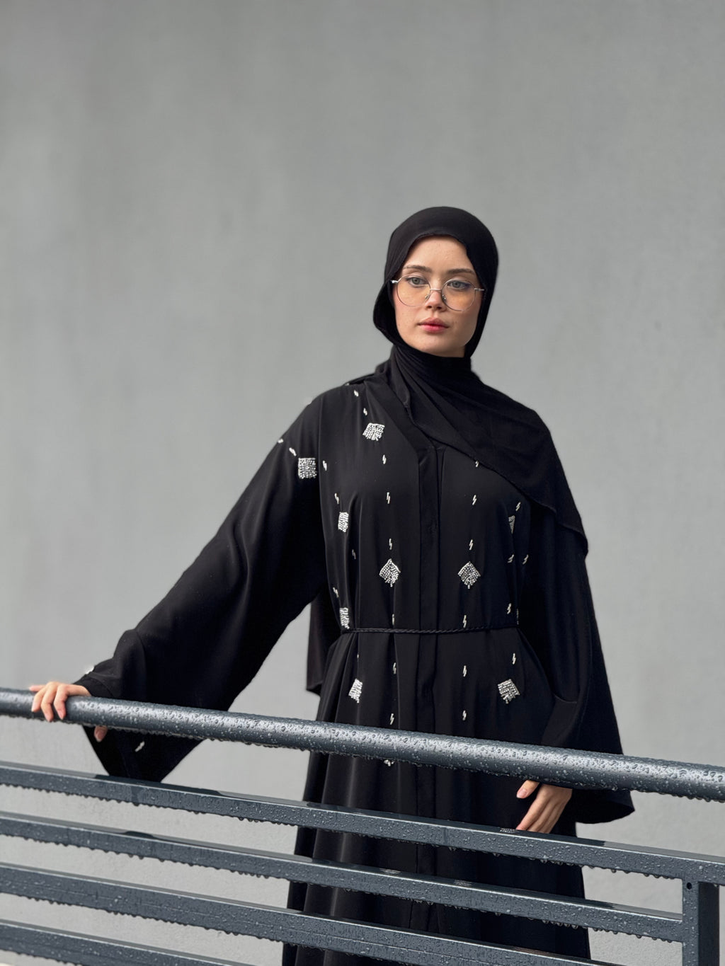 Luxe Bead Abaya